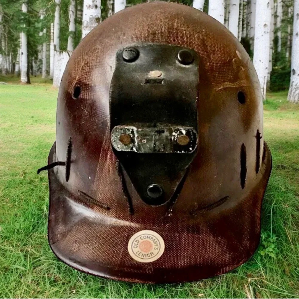 Vintage Coal Miners Helmet Anthracite Lehigh PA